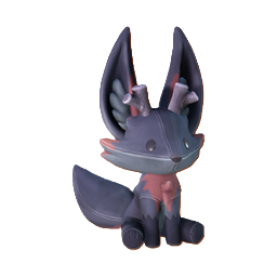 Obsidian Kitsuu Plushie